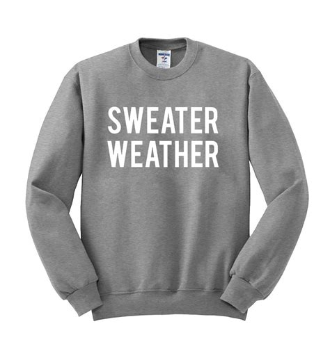 Stay Cozy with Sweater Weather Sweatshirts - Perfect for Fall!